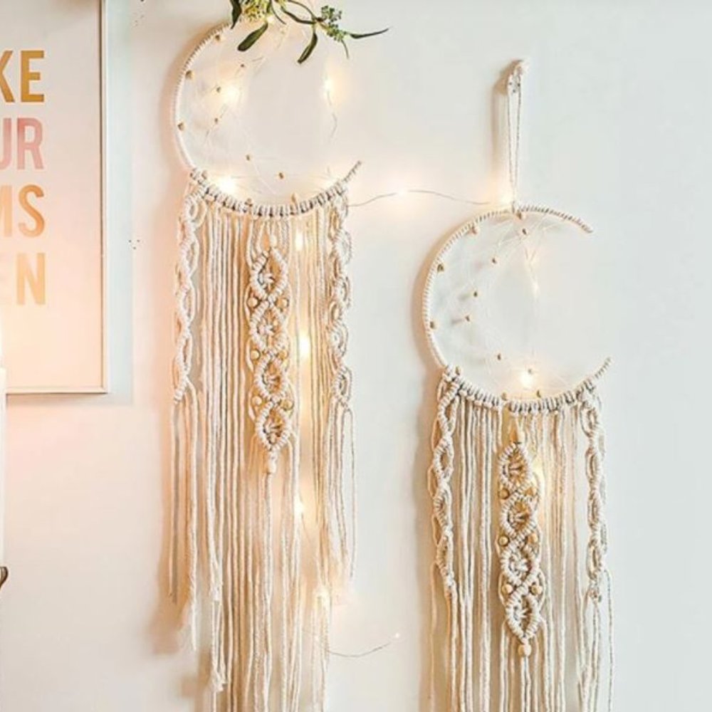 Braided Moon Wall Decor- NEWv2 - Picture 2 of 3